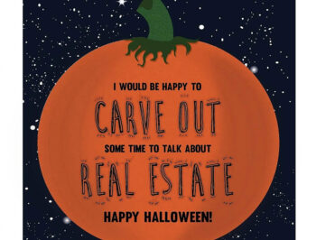 Halloween Real Estate Card